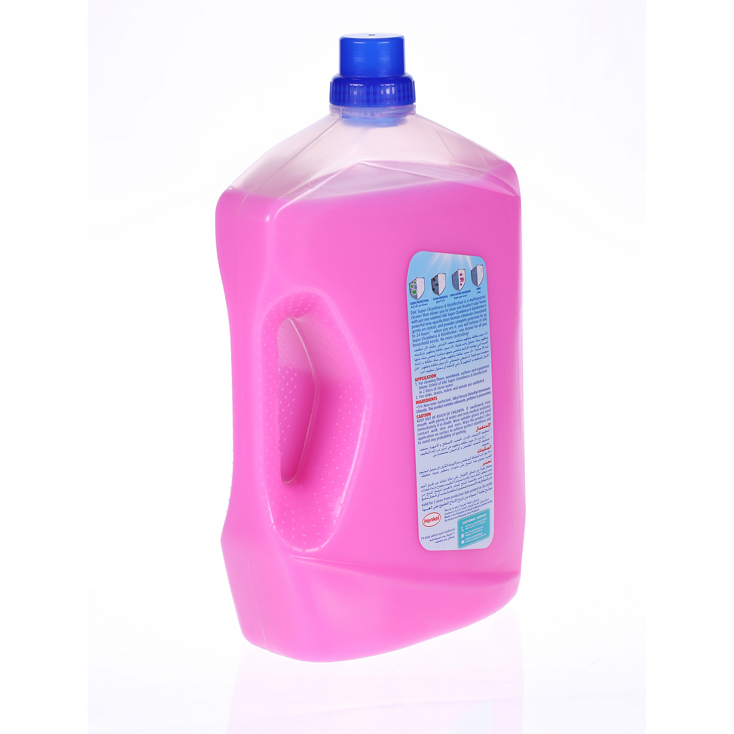 Dac Gold Multi-purpose Disinfectant & Liquid Cleaner Rose 3 L