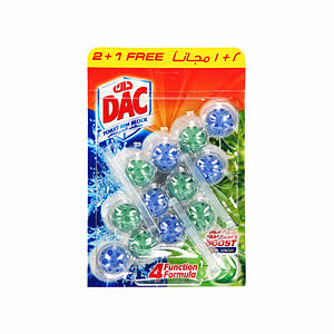 Dac Toilet Cleaner Power Lemon 50Gm 2+1