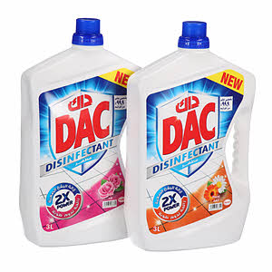 Dac Floor Disinfectant 2 x 3Liter Offer