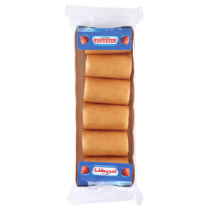 Americana Mini Roll Strawberry 120 g × 6 Pack