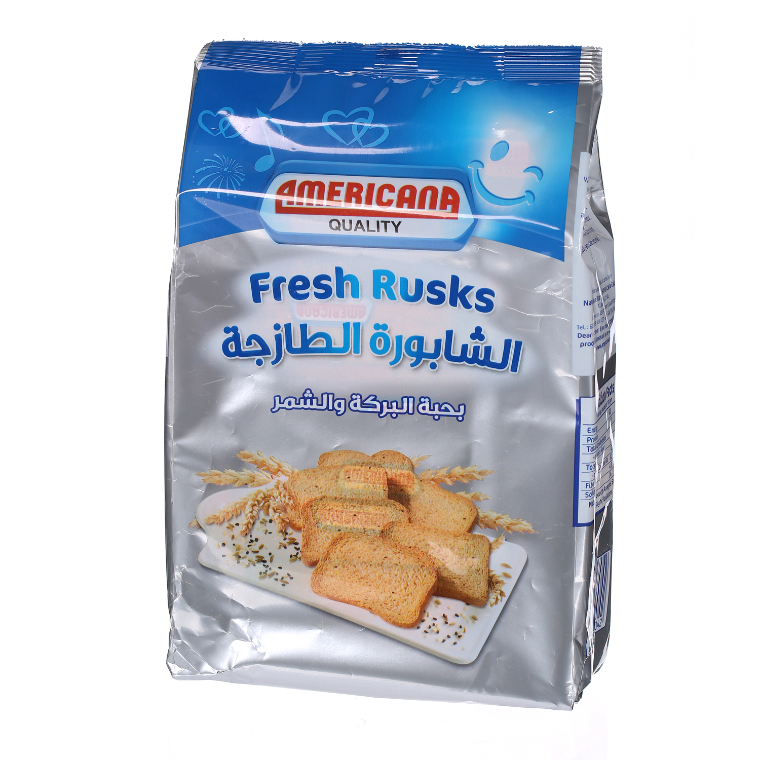 Americana Rusks Silver 375gm