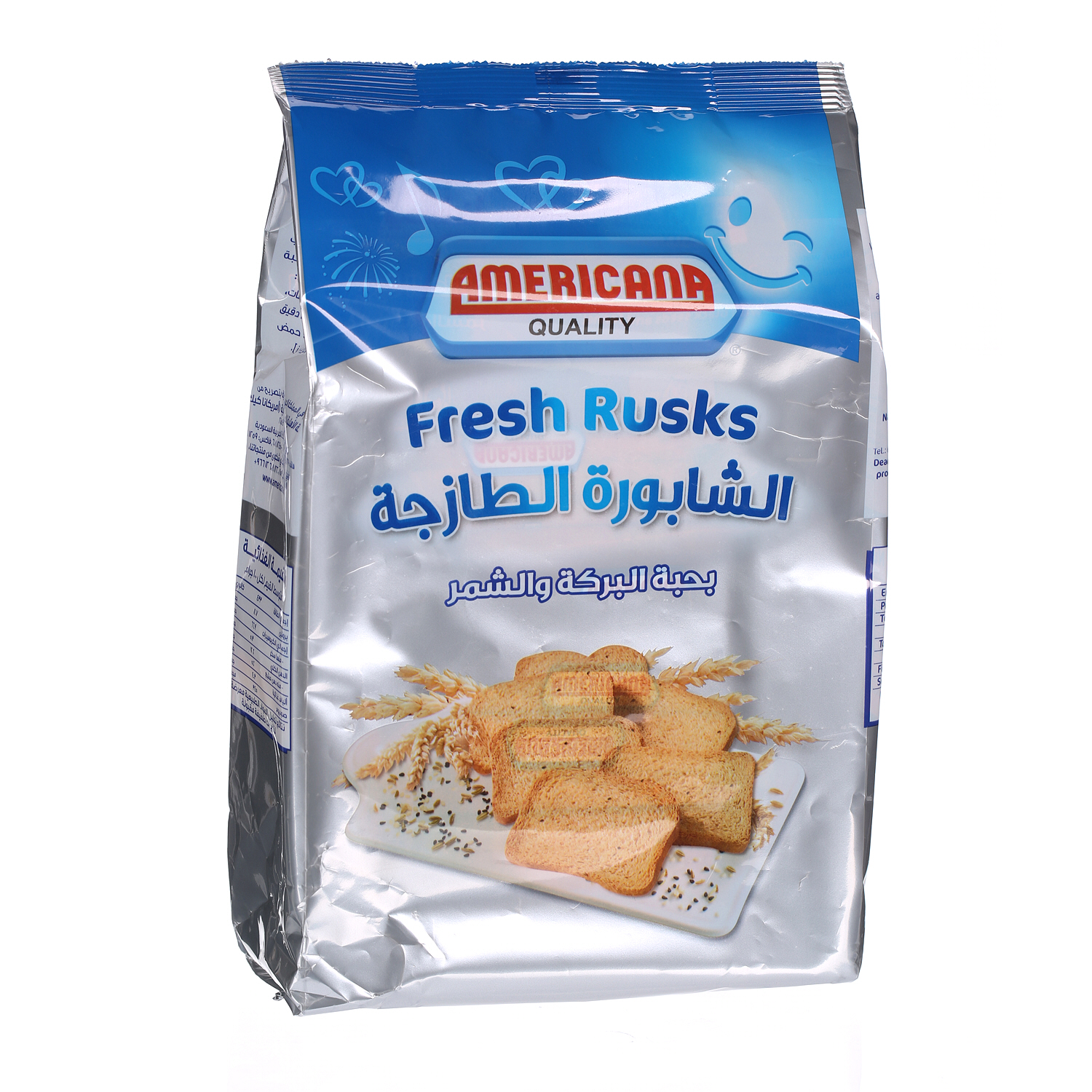 Americana Rusks Silver 375gm