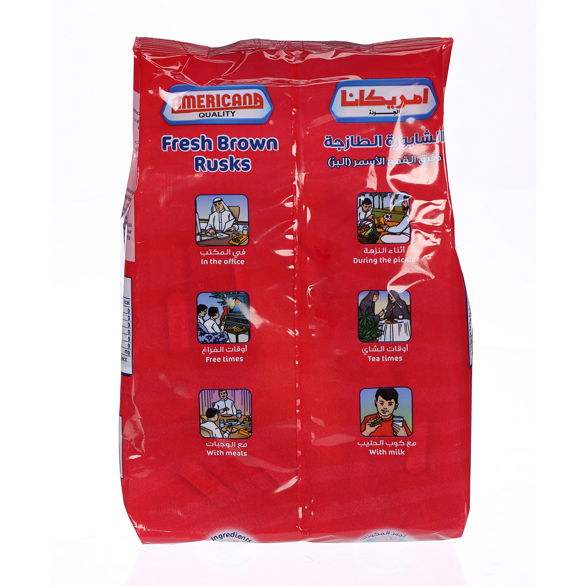 Americana Cakes Rusk Diet Red 375g | Sharjah Co-operative Society