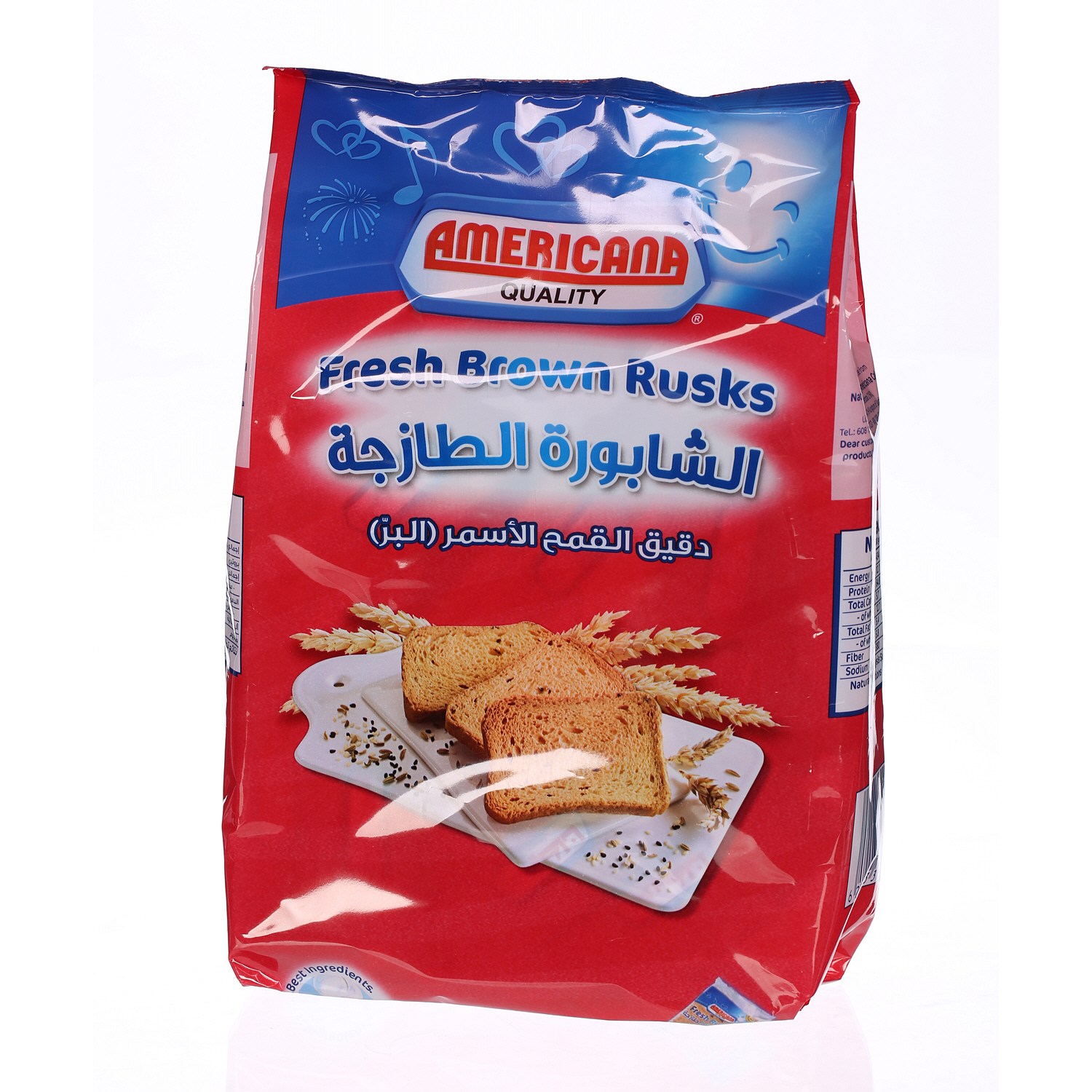 Americana Cakes Rusk Diet Red 375 g