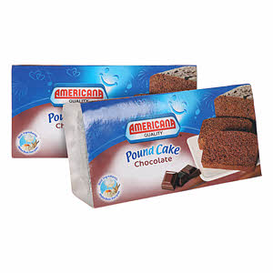 Americana Pound Cake Chocolate 300gm × 2PCS