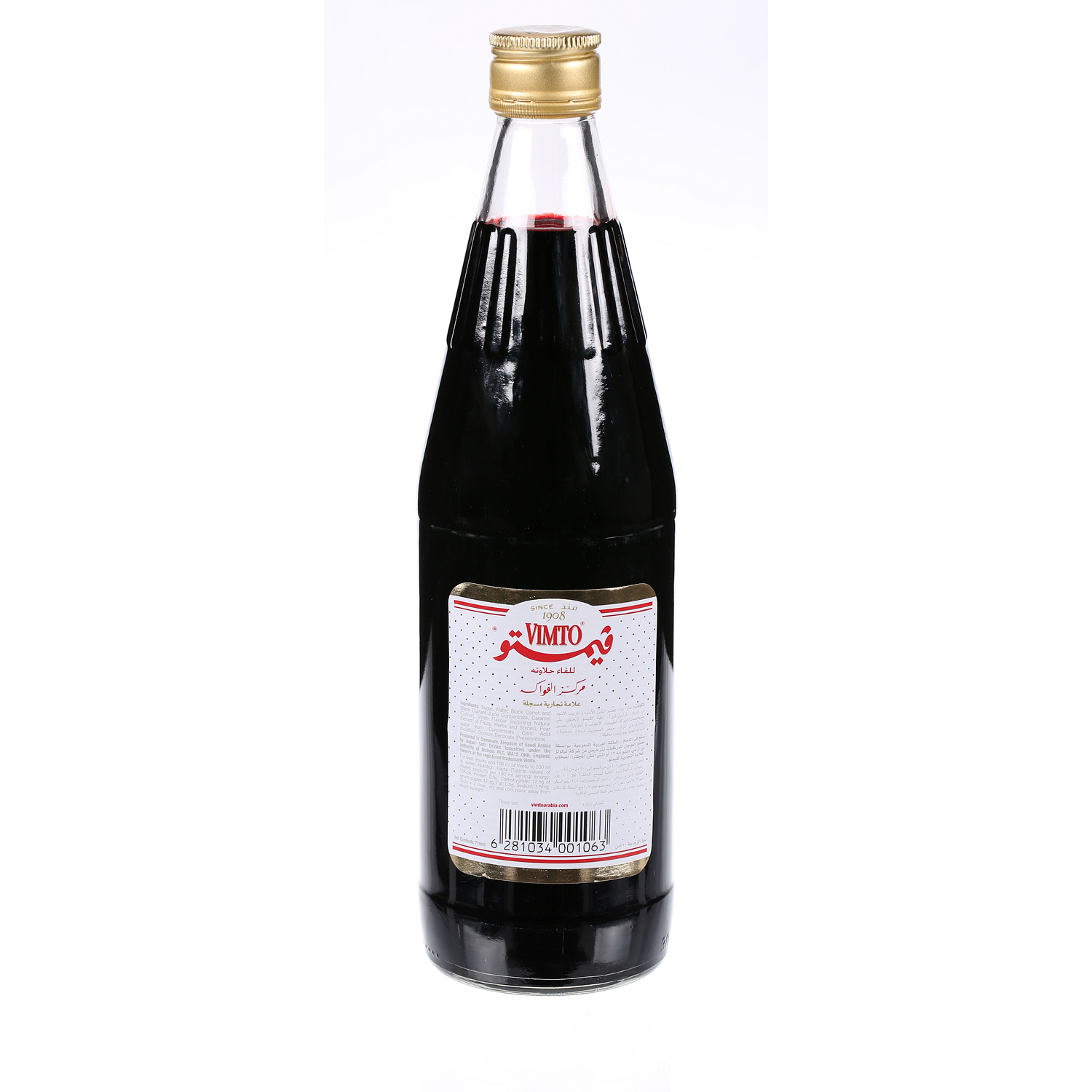 Vimto Cordial Glass Bottle 710ml