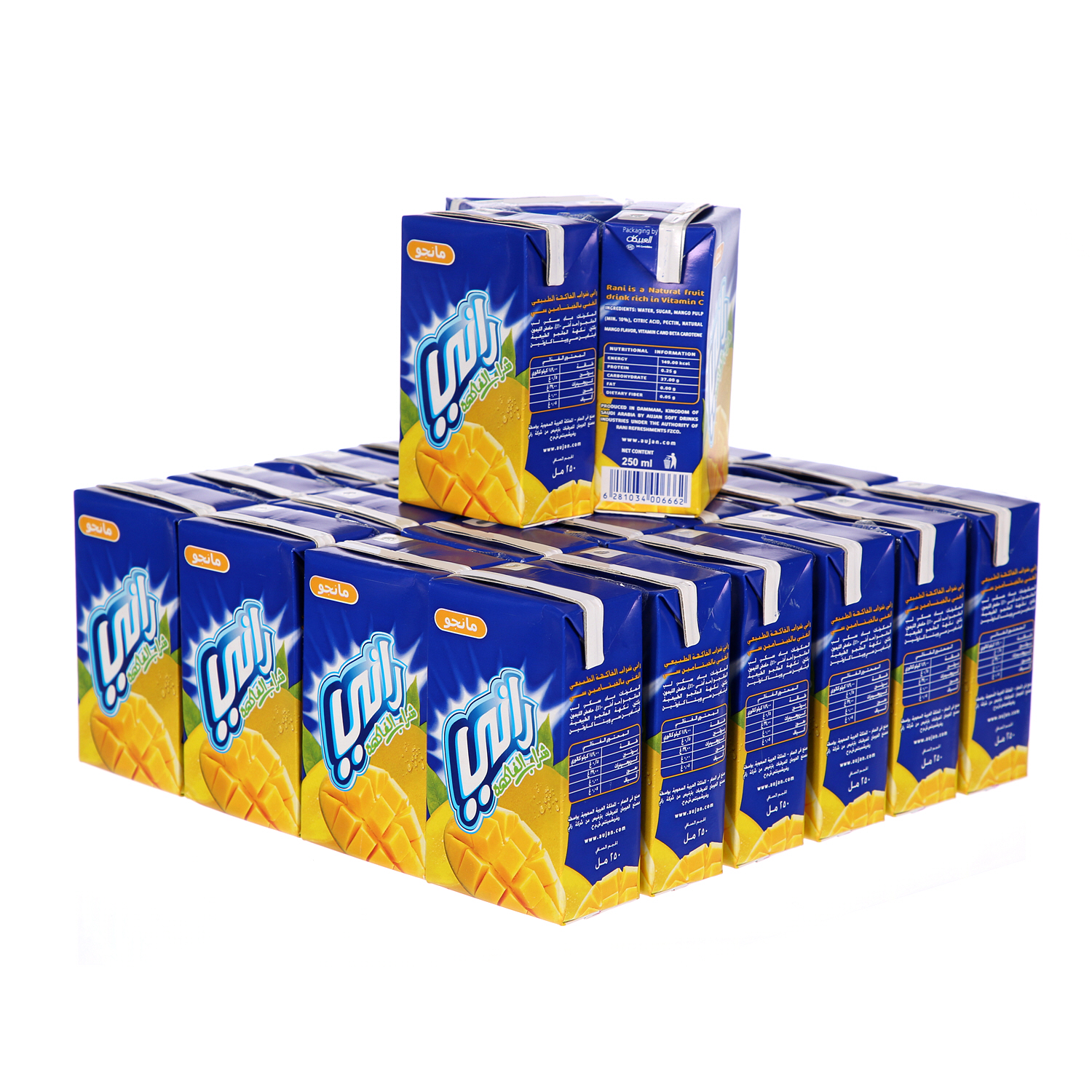 Rani Carton Pack Mango 250ml × 27'S