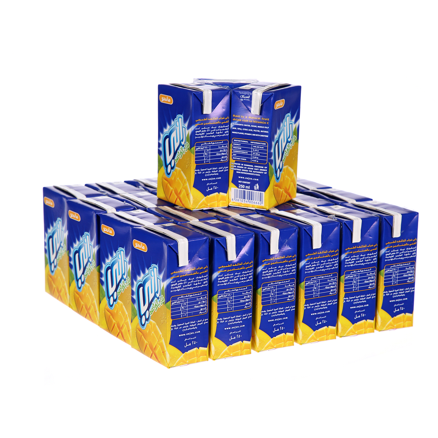 Rani Carton Pack Mango 250ml × 27'S