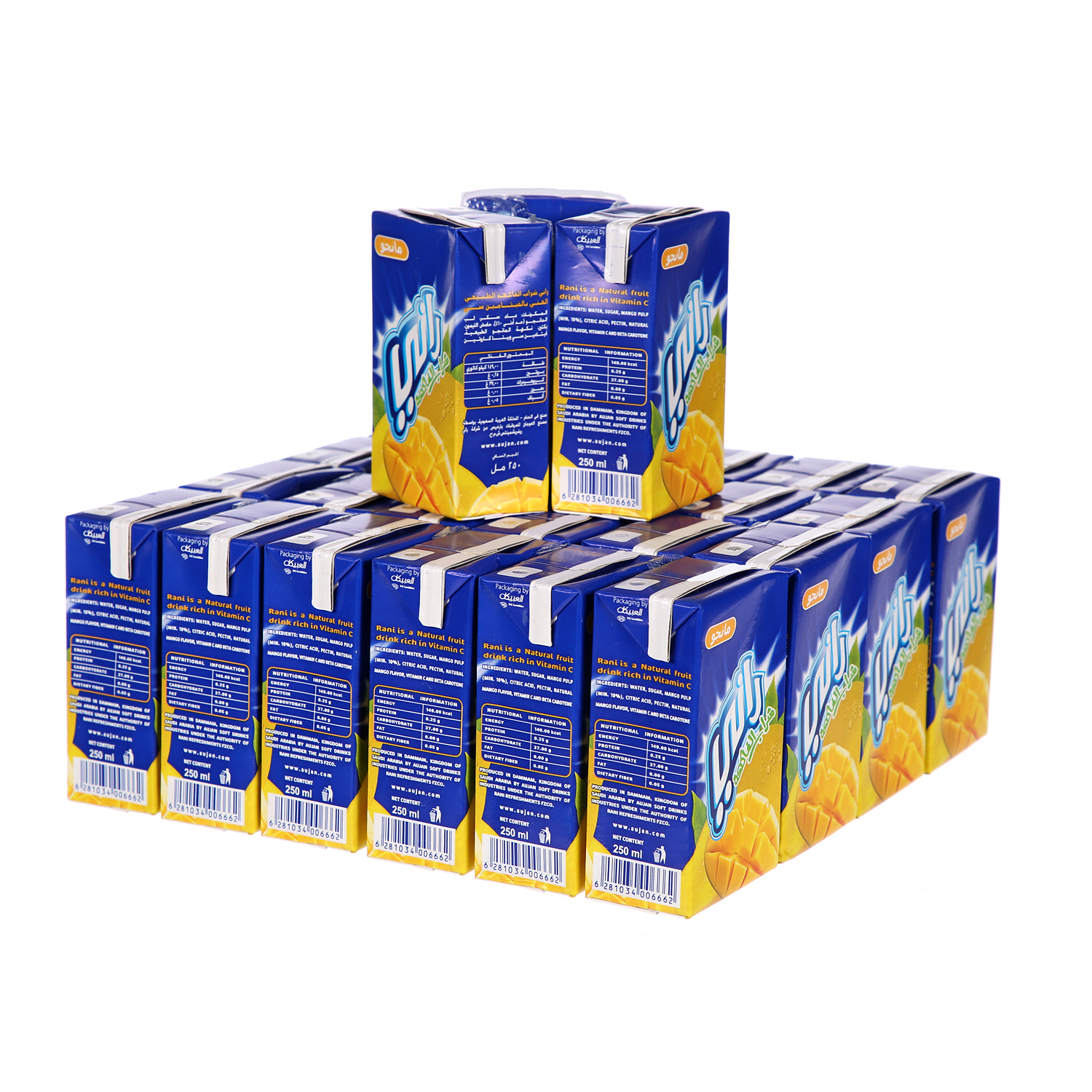 Rani Carton Pack Mango 250ml × 27'S