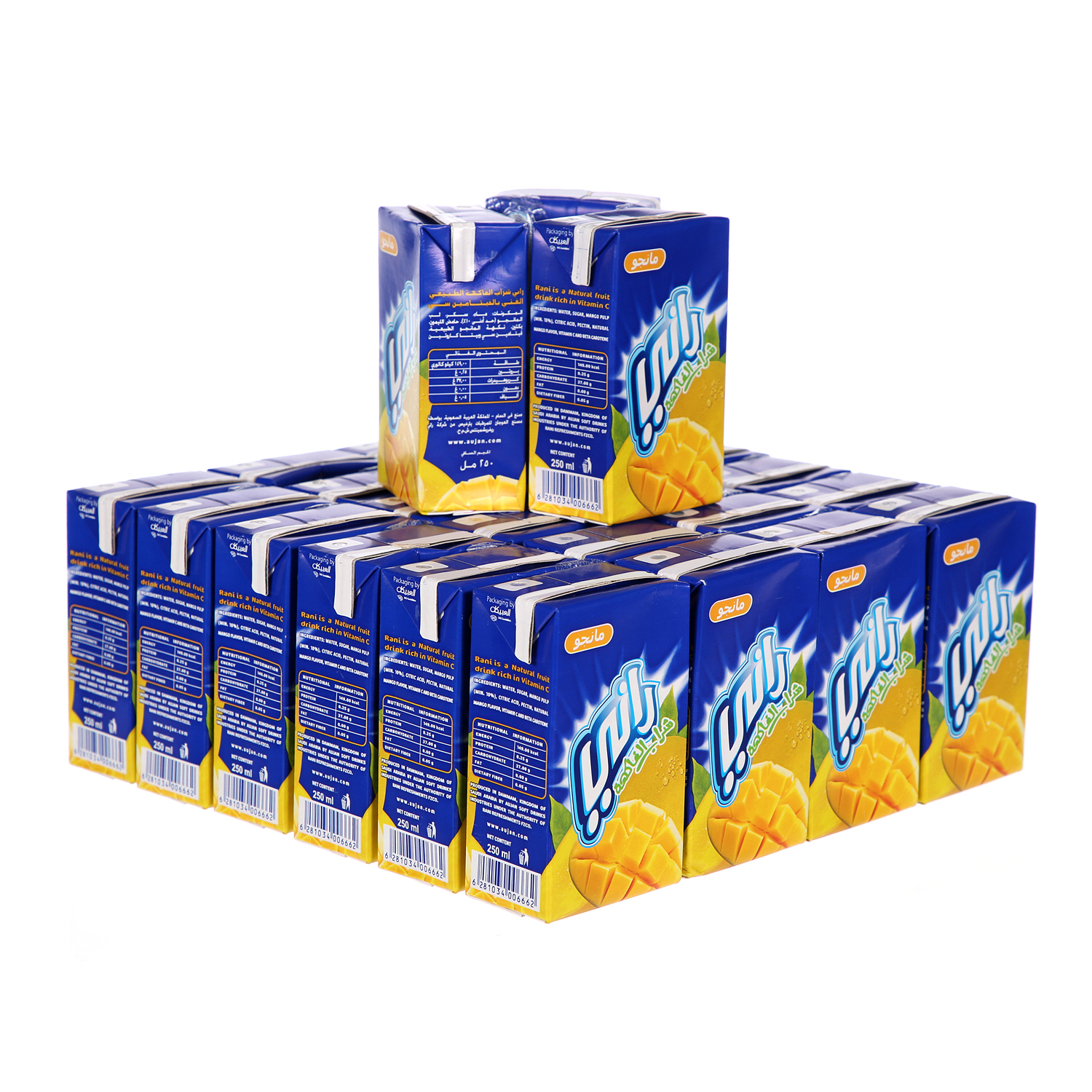 Rani Carton Pack Mango 250ml × 27'S