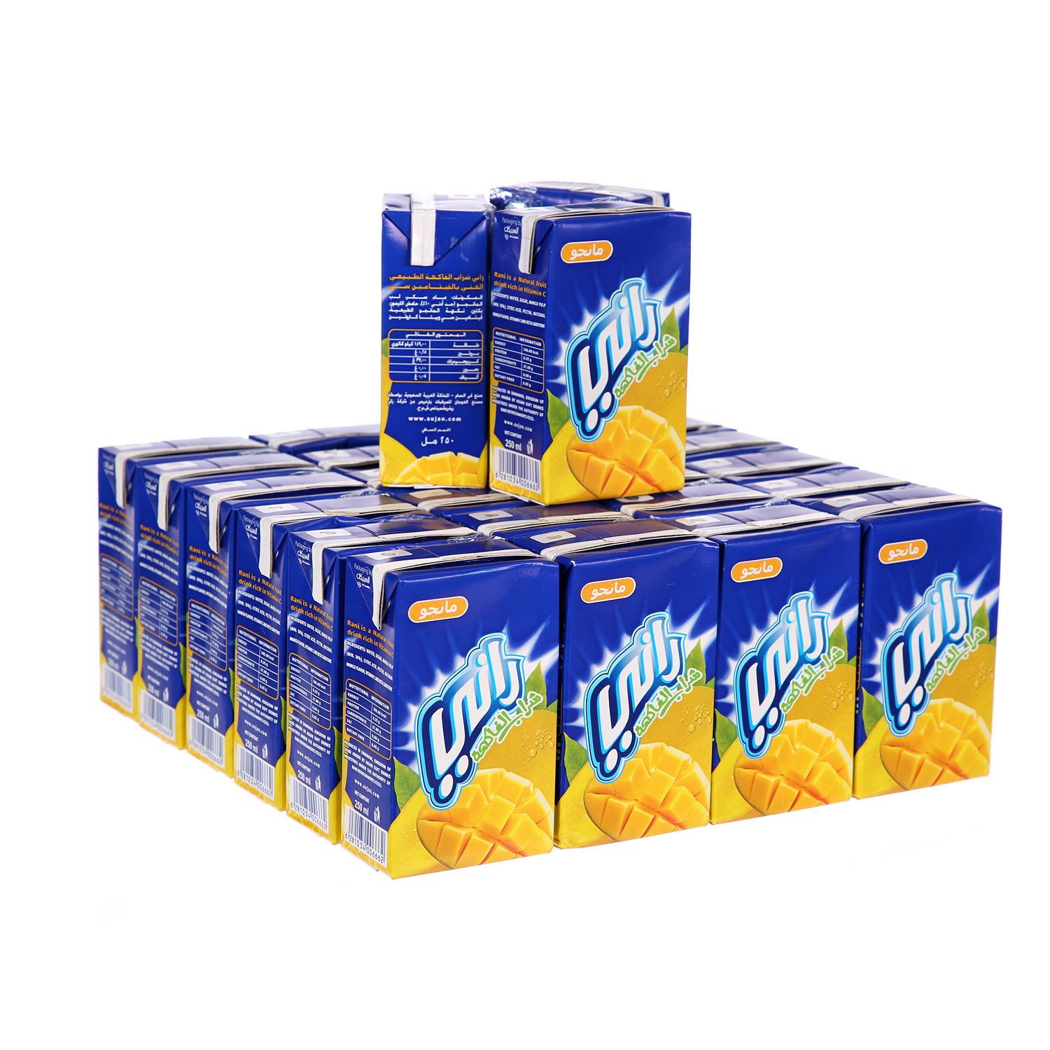 Rani Carton Pack Mango 250ml × 27'S