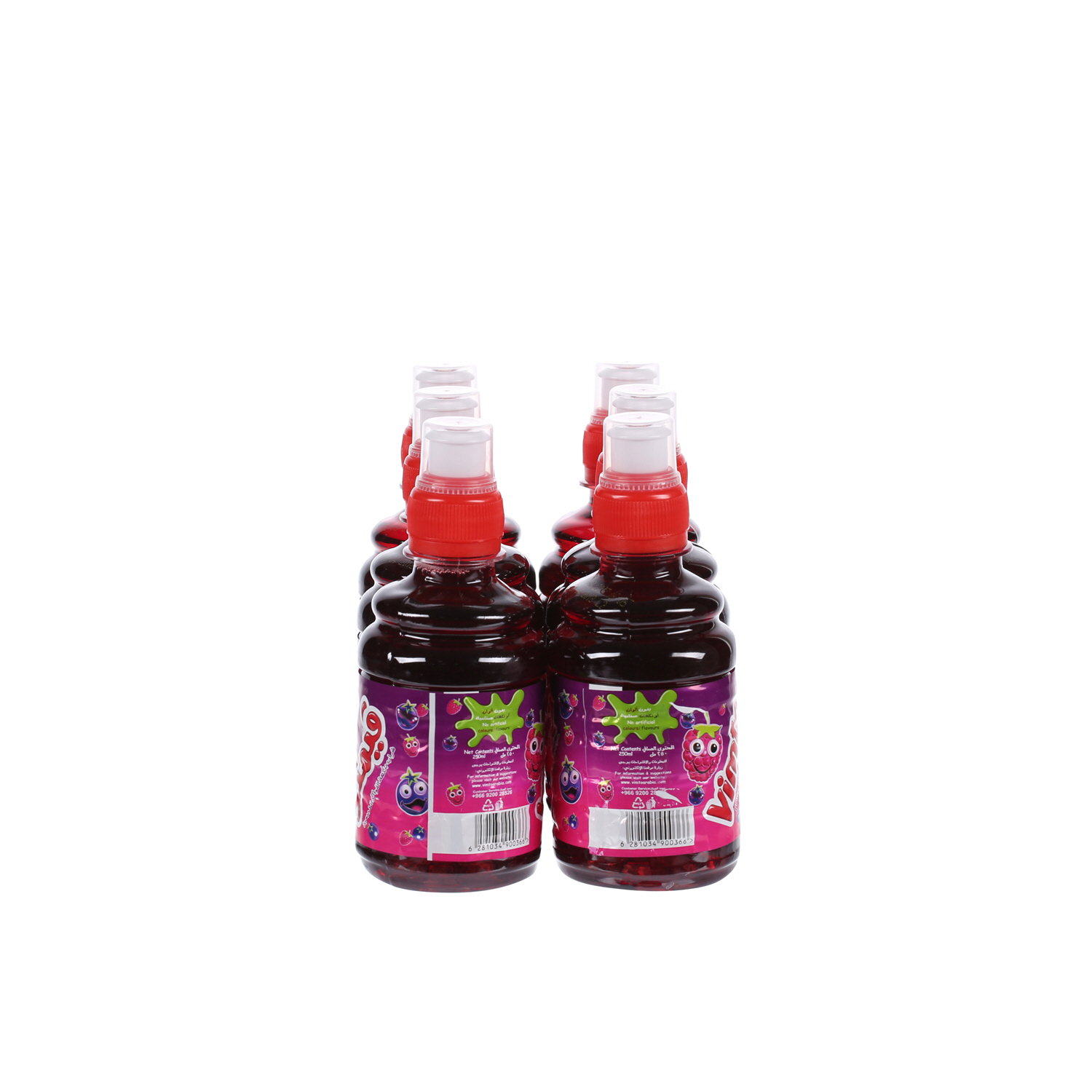 Vimto Sports Cap Bottle 250ml × 6'S