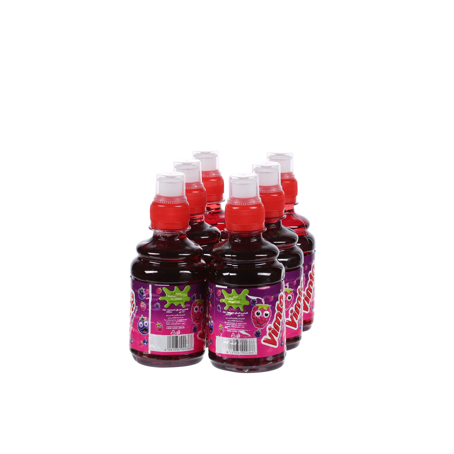 Vimto Sports Cap Bottle 250ml × 6'S