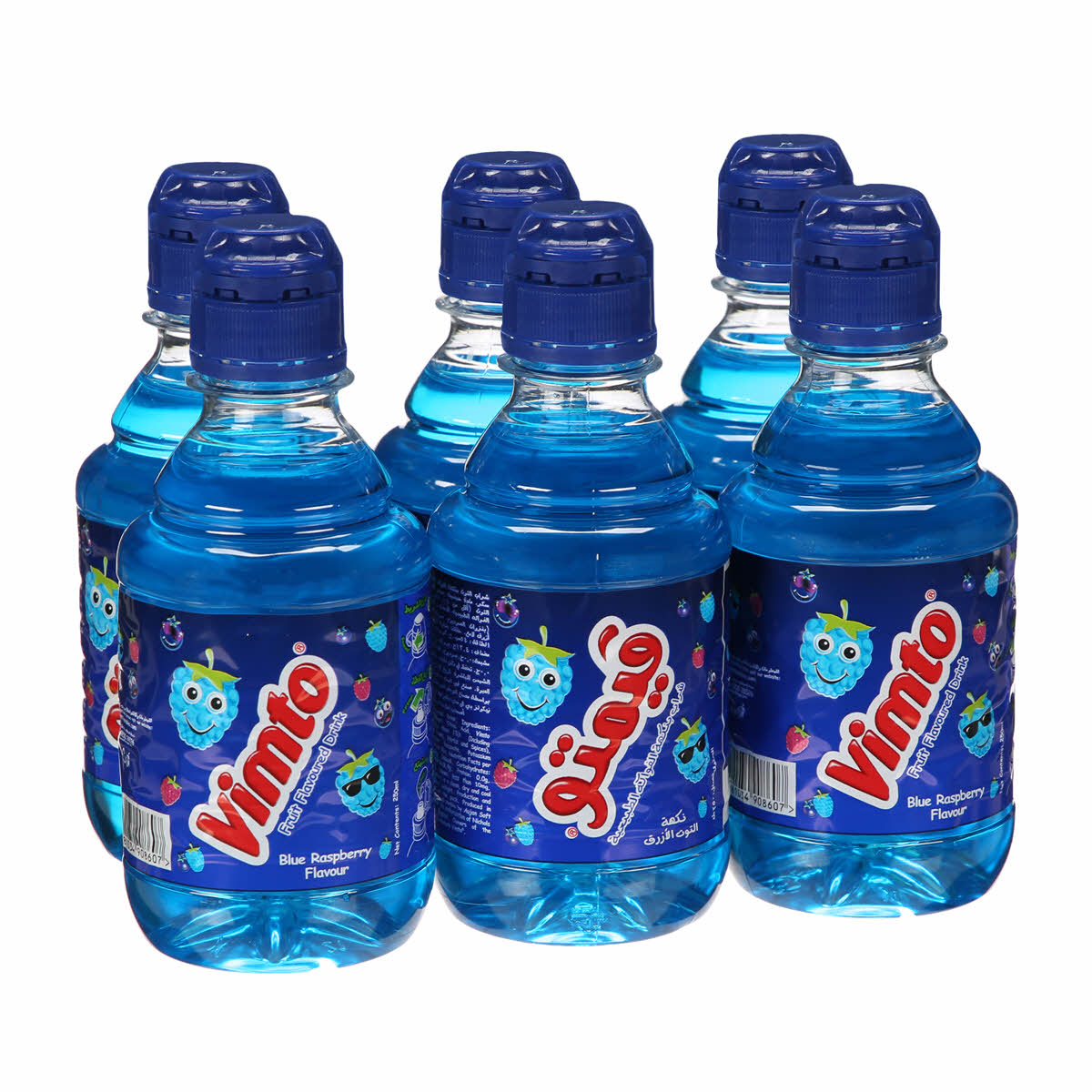 Vimto Blue Raspberry 250ml × 6PCS | Sharjah Co-operative Society