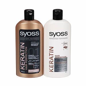Syoss Shampoo Keratin 500Ml+Conditioner 500Ml