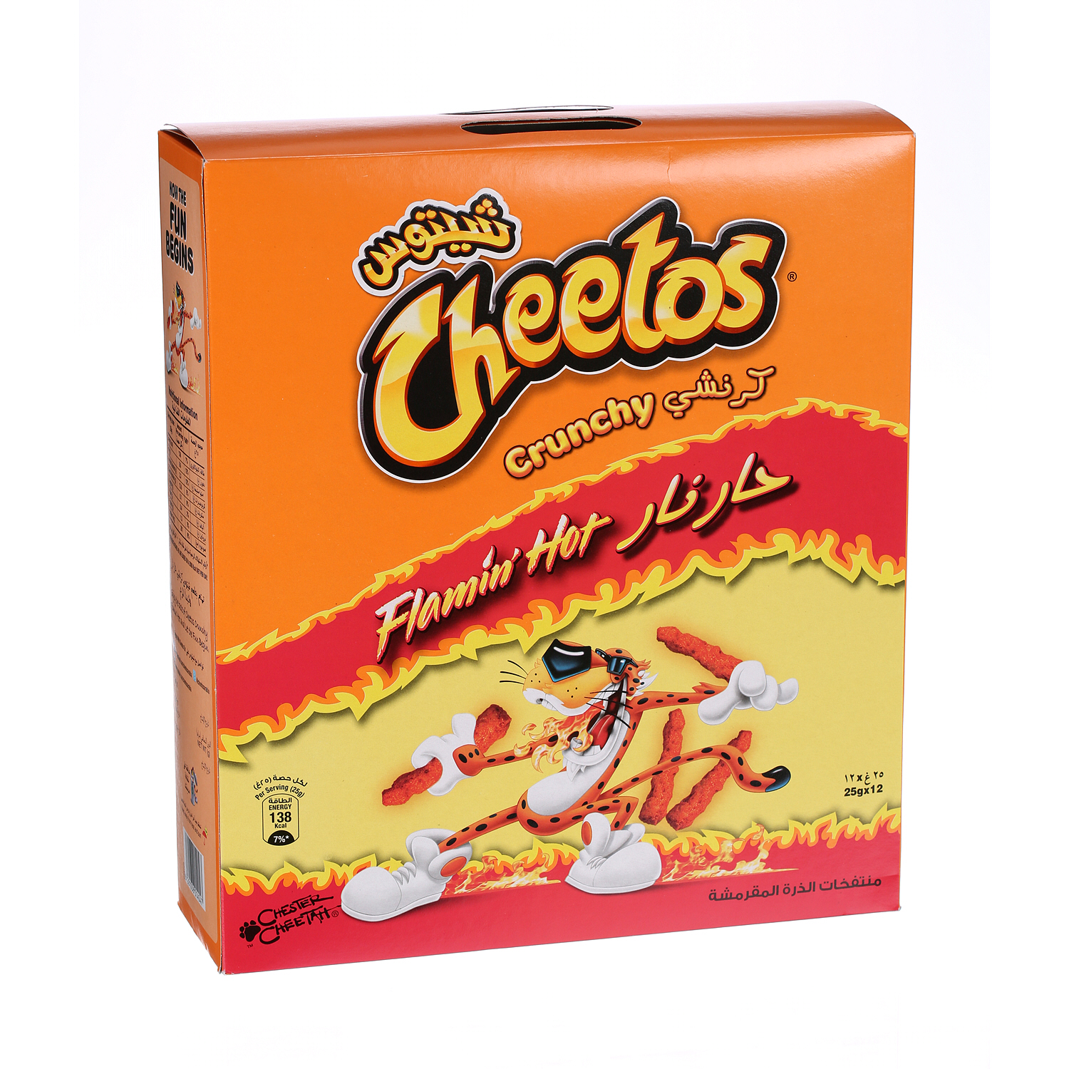 Cheetos Crunchy Flamin Hot 25 g × 12 Bags