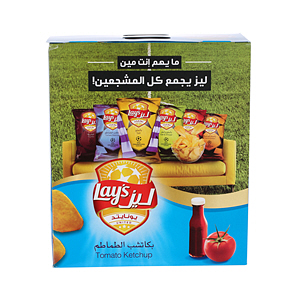 Lay's Chips Ketchup 25 g × 12 Pack