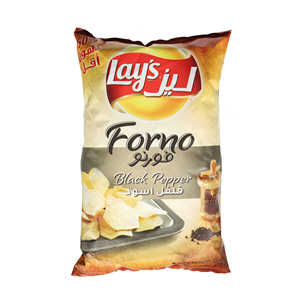 Lays Chips Forno Black Pepper 170 g