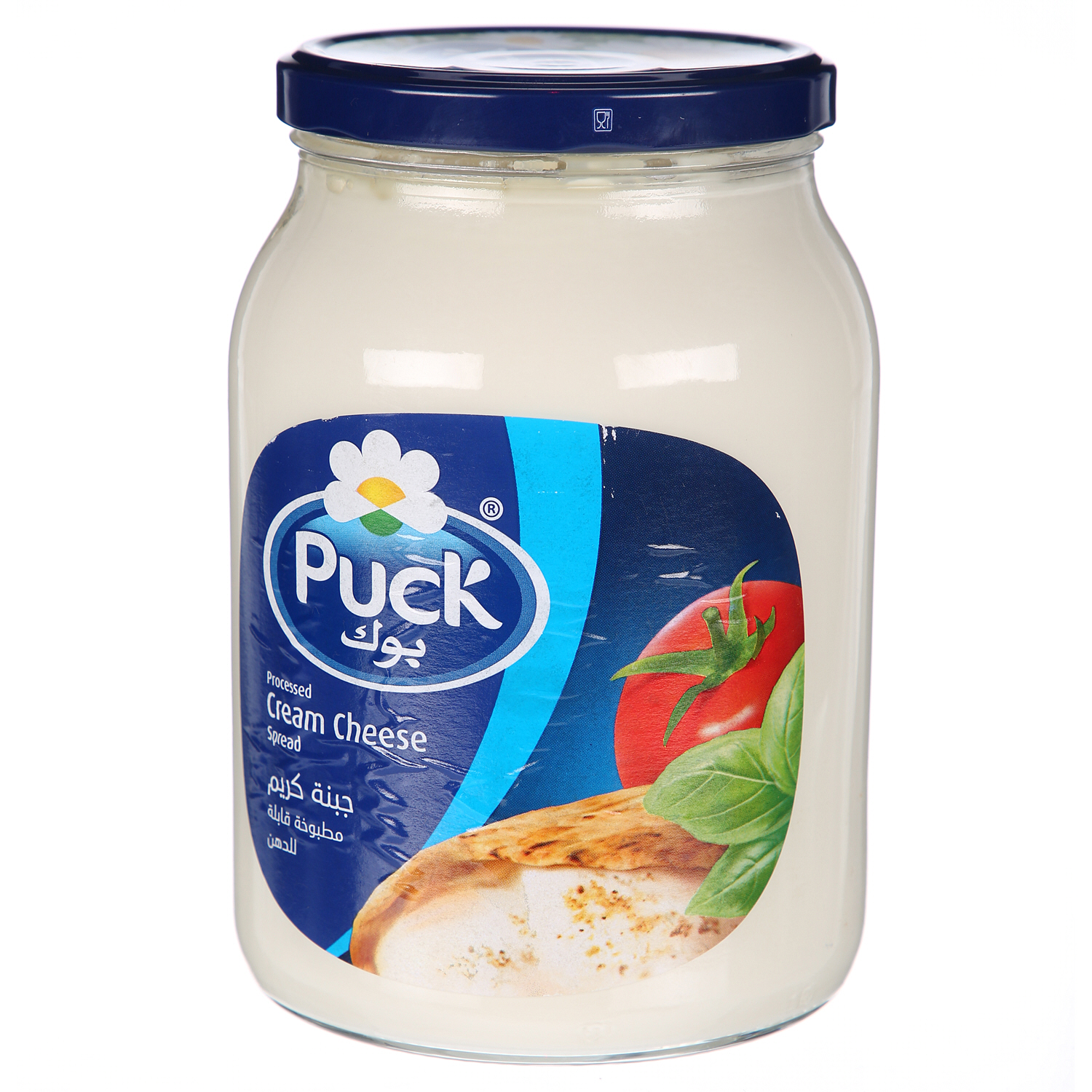 Puck Cheese Jar White 1.1Kg