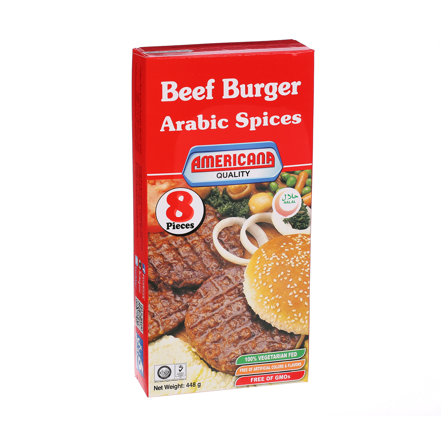 Americana Hamburgers 450 g × 8 Pack