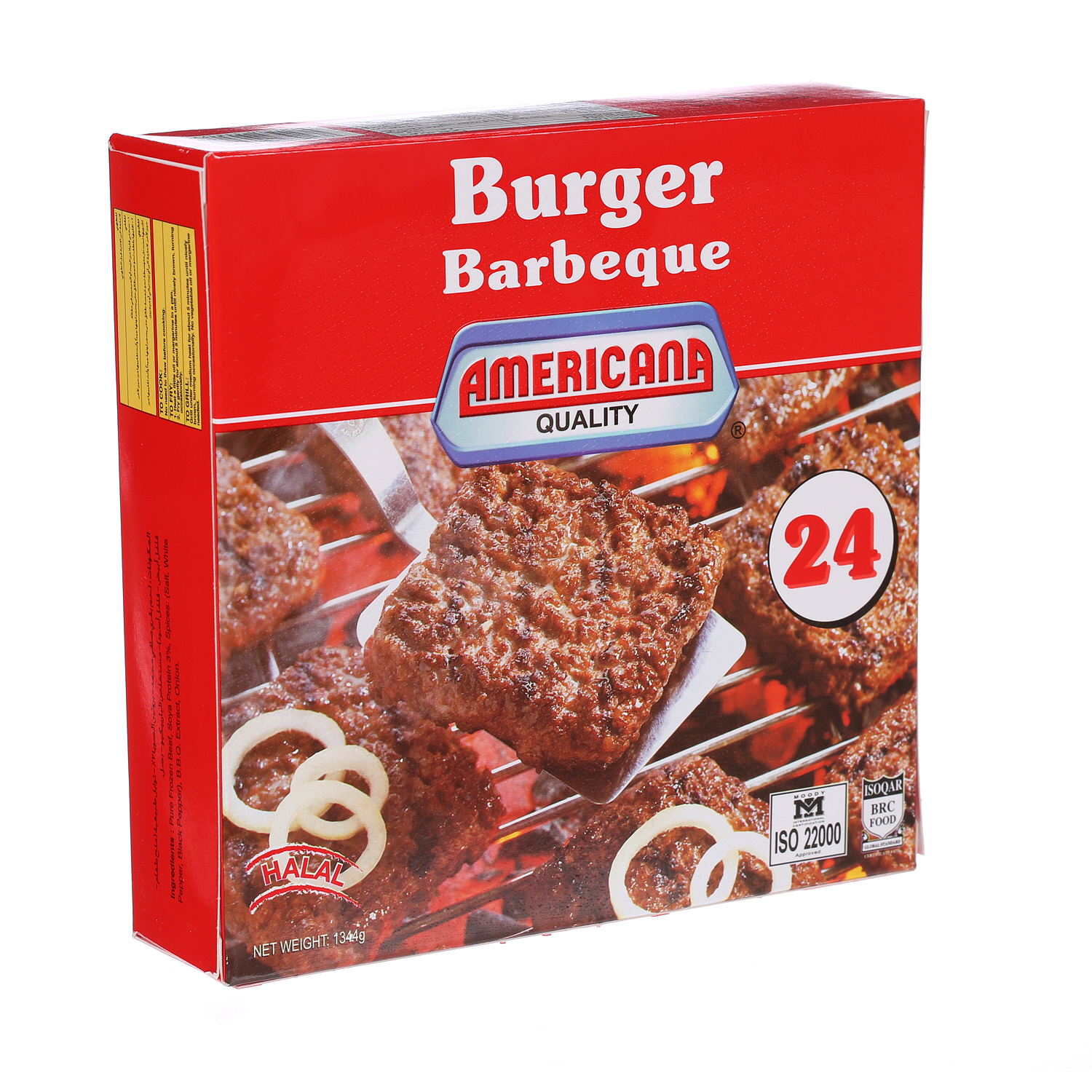 Americana Hamburger BBQ 1344 g × 24 Pack