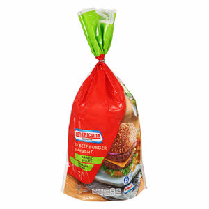 Americana Beef Burger 1 Kg × 20 Pack