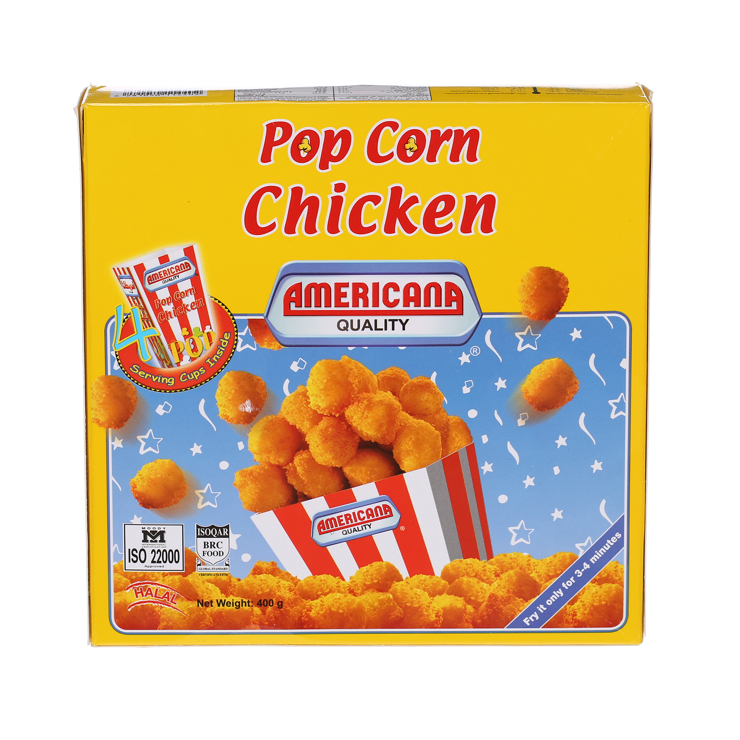 Americana Chicken Popcorn 400 g