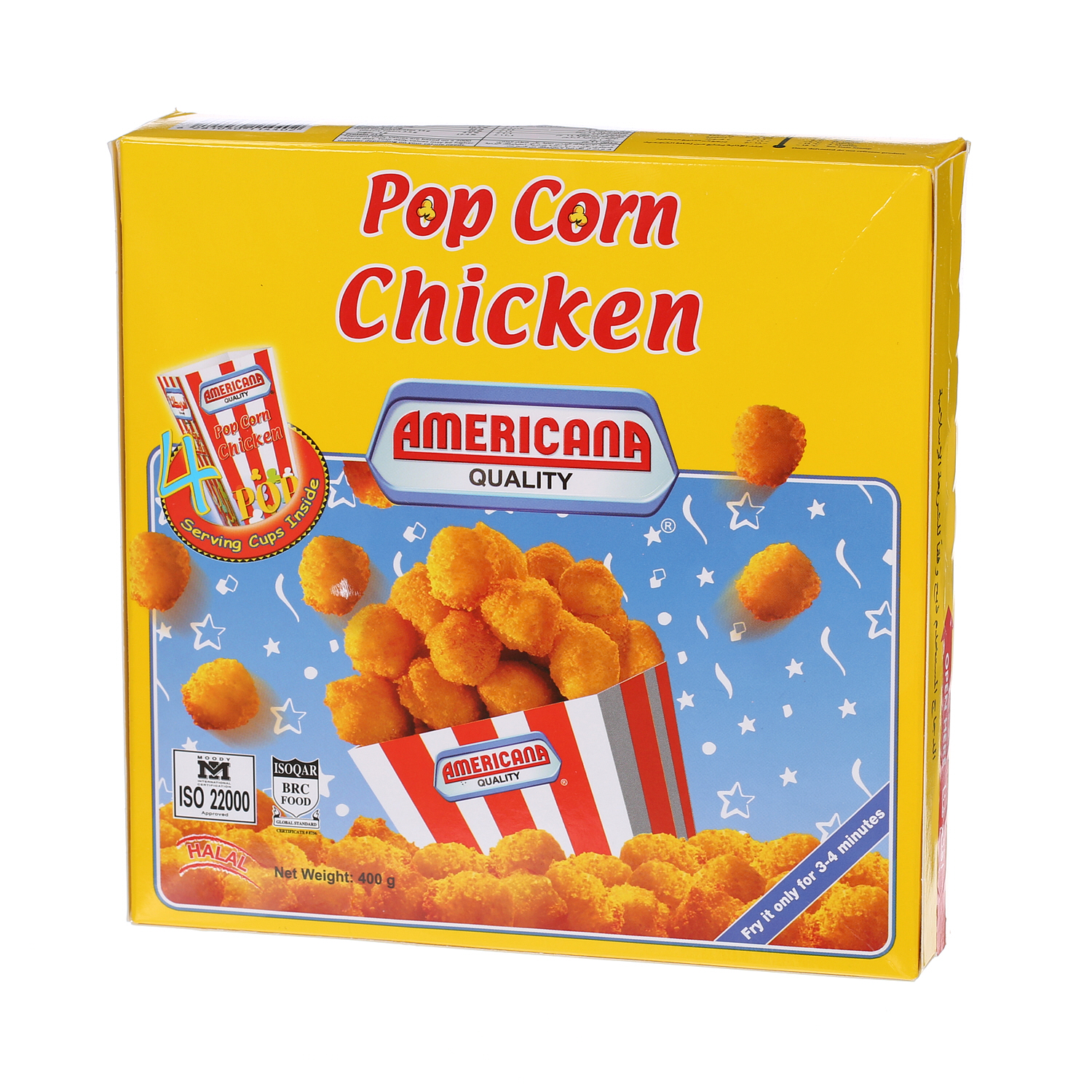 Americana Chicken Popcorn 400 g