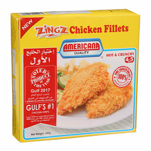 Americana Hot & Crunchy Chicken Fillet 420 g