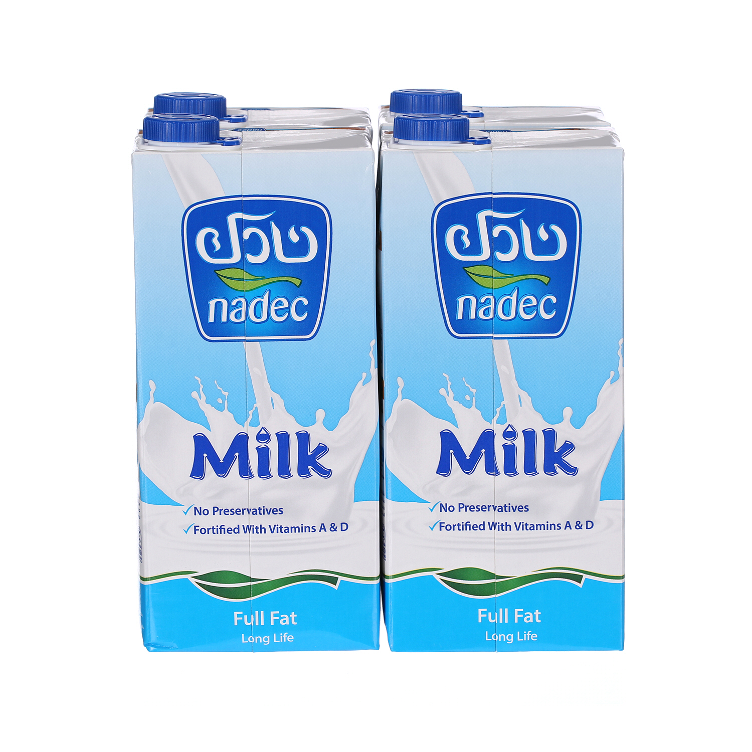 Nadec UHT Milk Full Fat 1 L × 4 Pack