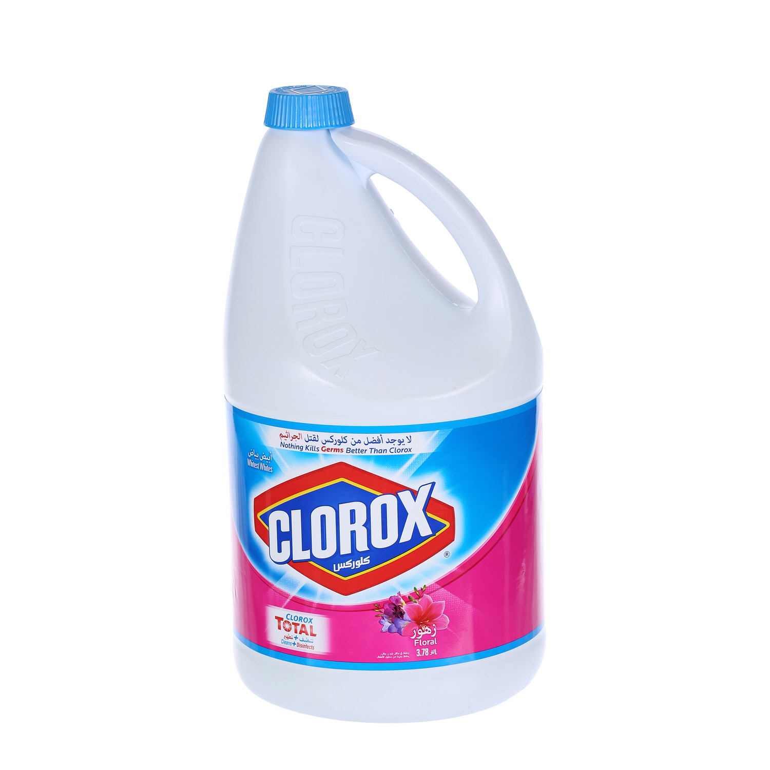 Clorox Total Floral Bleach Liquid Floral Fresh 1 Gallon