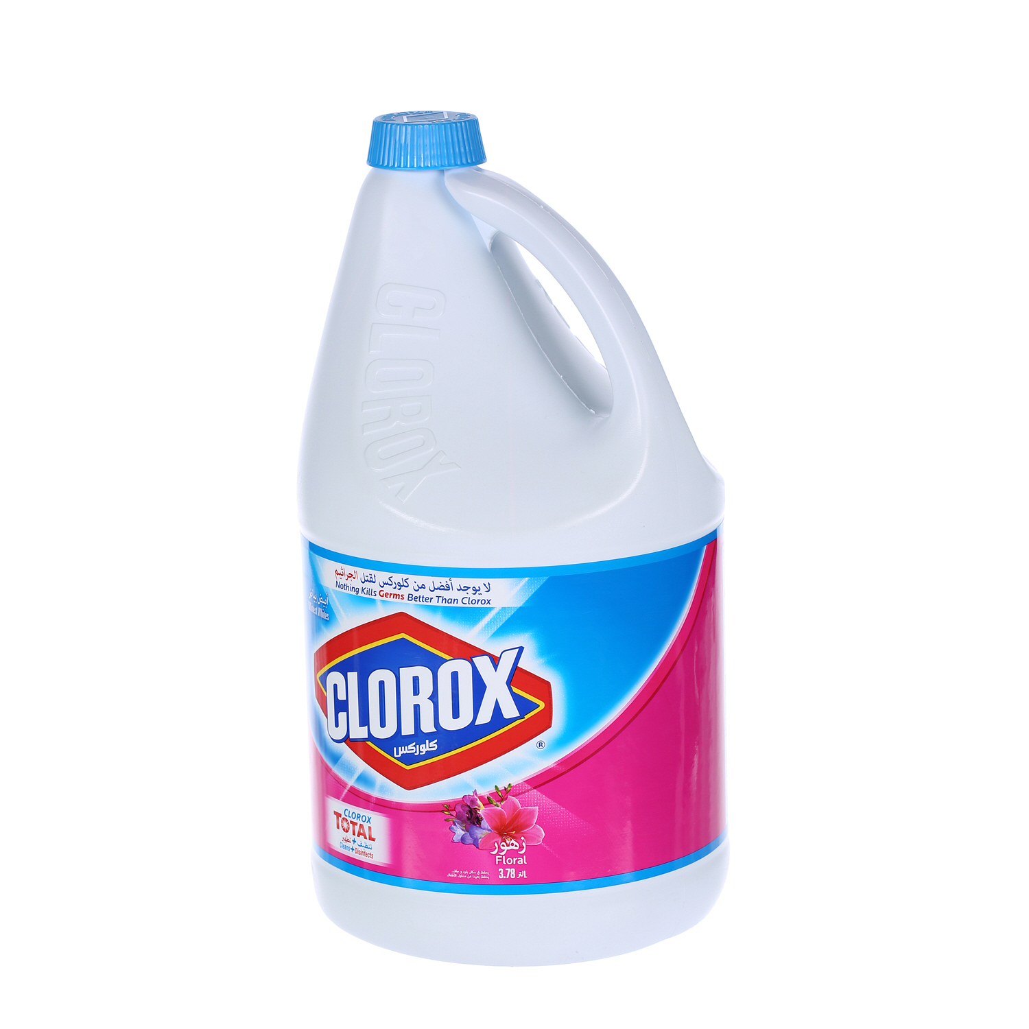 Clorox Total Floral Bleach Liquid Floral Fresh 1 Gallon