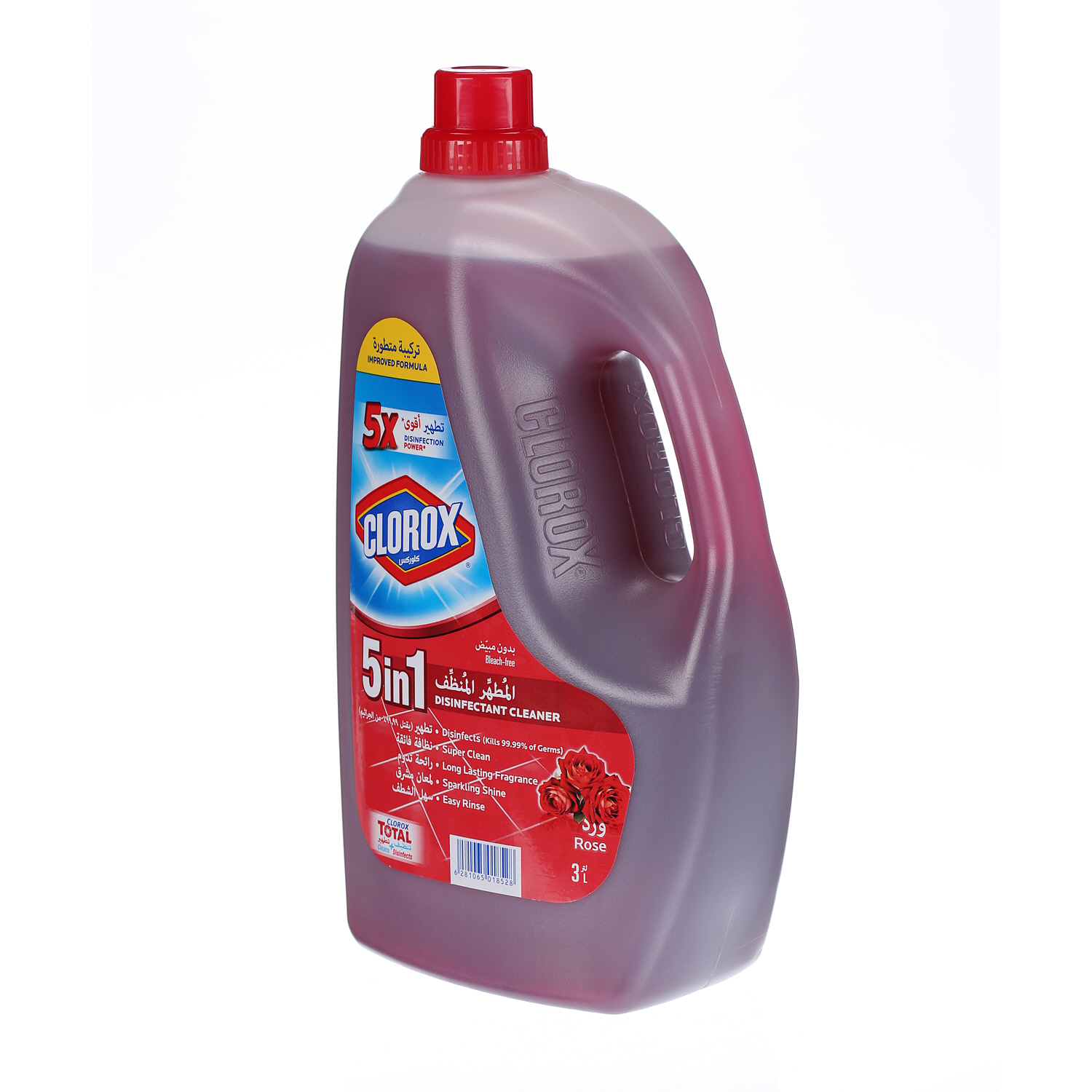Clorox Disinfectant Cleaner non Bleach Rose 3Ltr