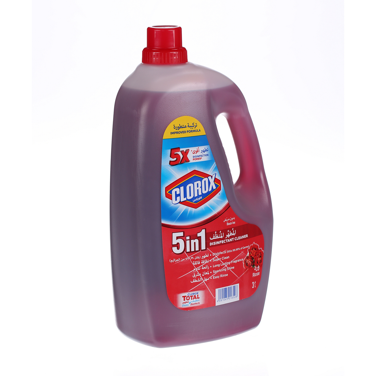 Clorox Disinfectant Cleaner non Bleach Rose 3Ltr