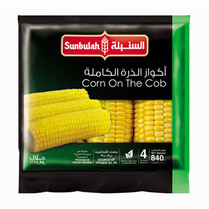 Sunbulah Corn On The Cob 960 g × 4 Pack
