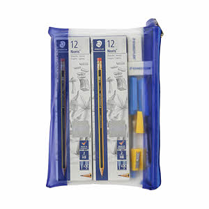 Staedtler 2 Packet Noris Pencil + 2 Eraser  +2 Sharpner + 2 Ball Pen