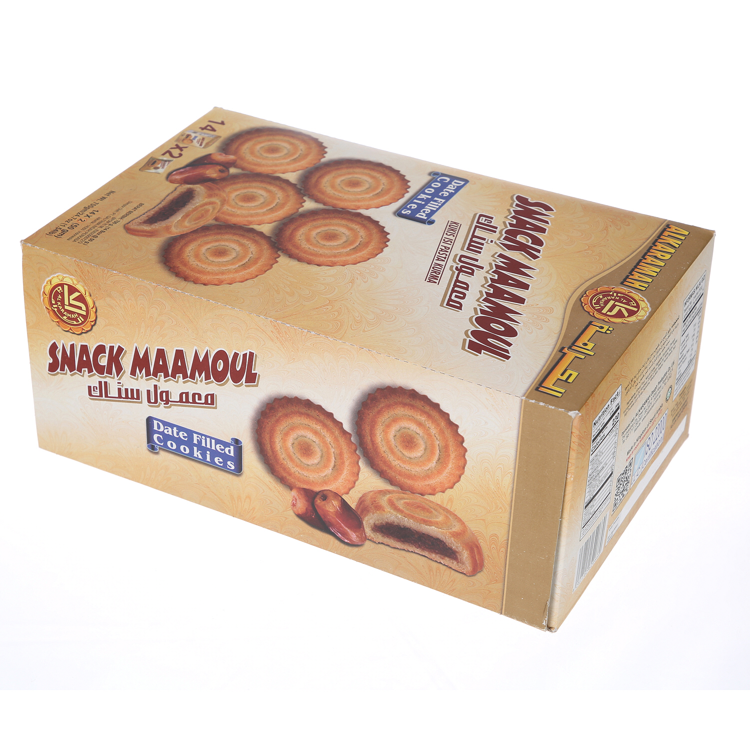 Al Karamah Biscuit Maamoul Snack 50Gm - 14Pcs