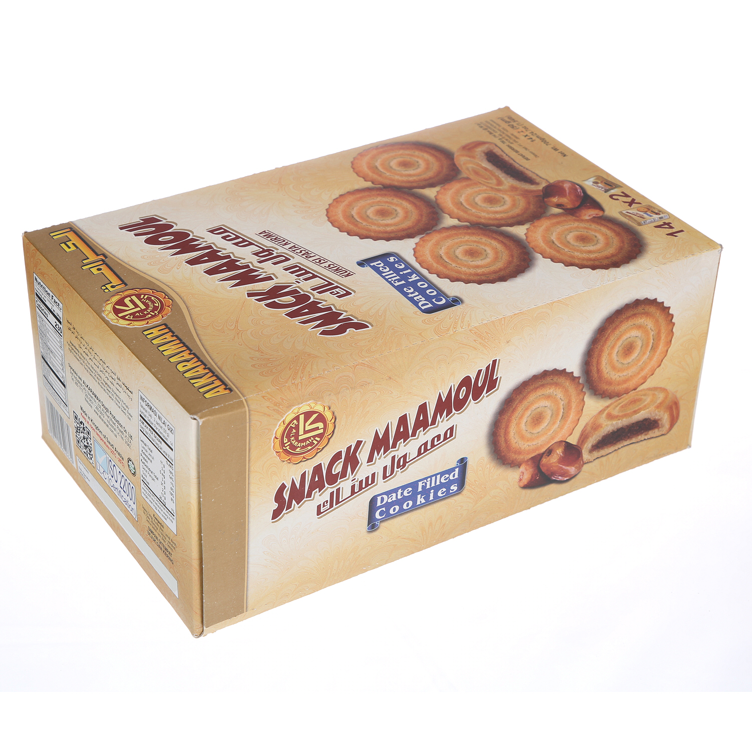 Al Karamah Biscuit Maamoul Snack 50Gm - 14Pcs