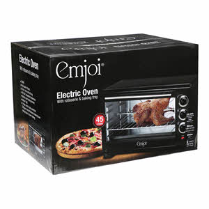 Emjoi Electrical Oven Black 45L