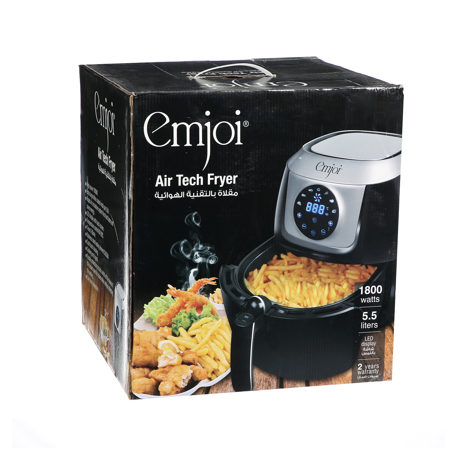 Emjoi Air Tech Fryer 5.5Ltr 1800W