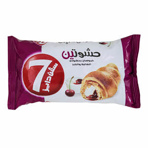 7 Days Croissant Vanilla & Cherry Double Fill 55Gm