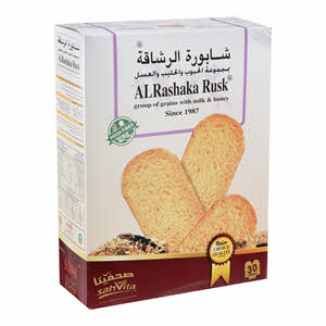 Al Rashaka Seed Rusk With Milk And Honey 420 g