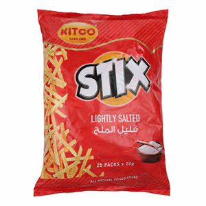 Kitco Stix Lightly Salted 20 g × 25 Pack