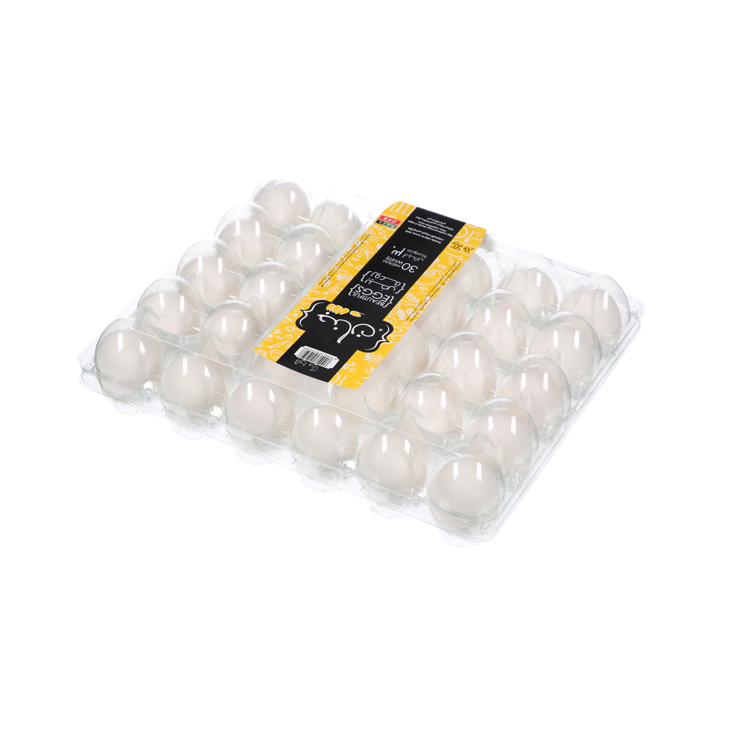 Jenan White Eggs Medium 30 Pack