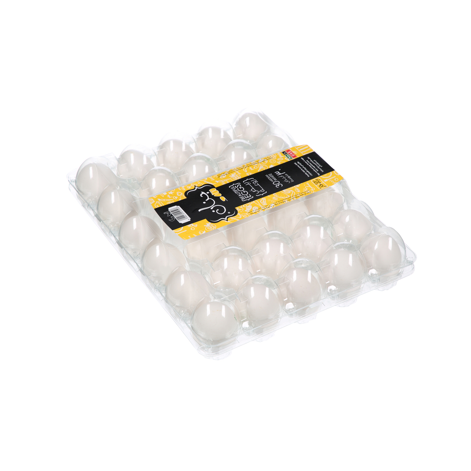 Jenan White Eggs Medium 30 Pack