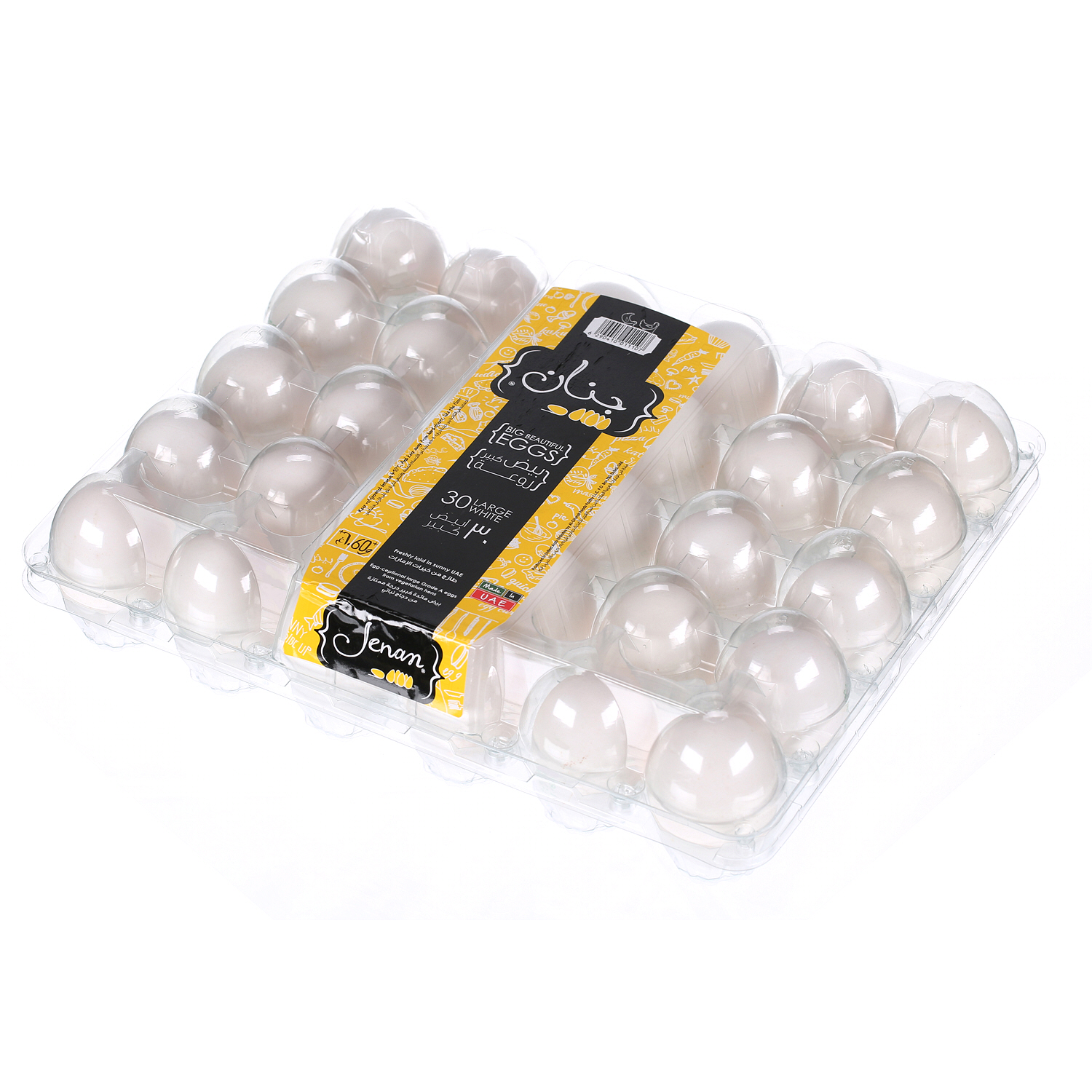 Jenan White Eggs Large 30 Pack