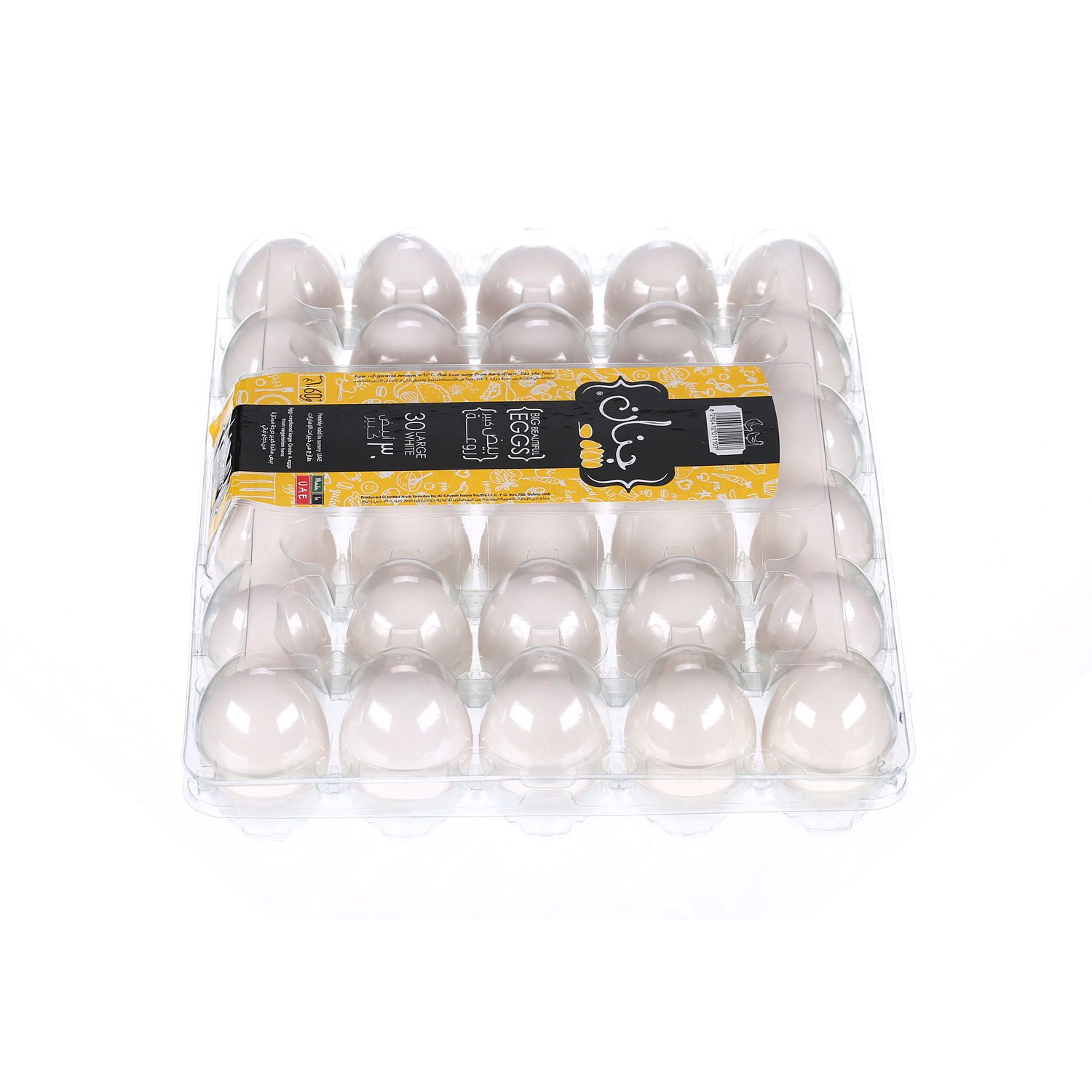 Jenan White Eggs Large 30 Pack