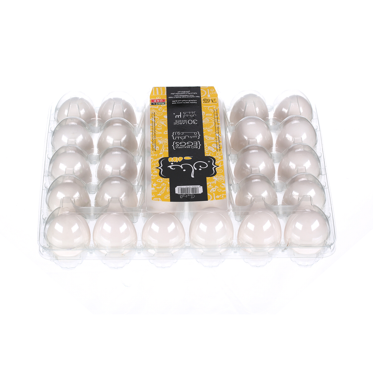 Jenan White Eggs Large 30 Pack