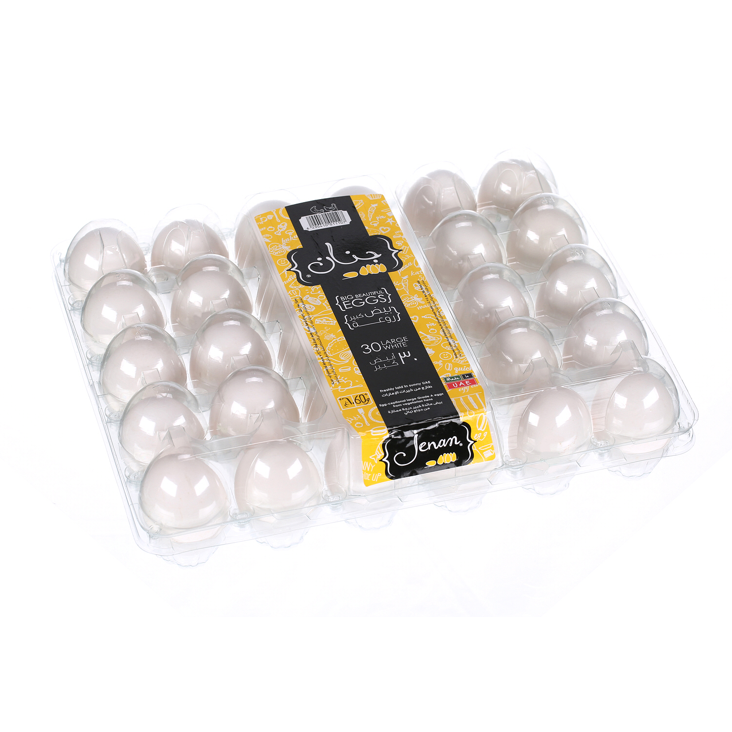 Jenan White Eggs Large 30 Pack