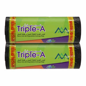 Tripple A heavy Duty Garbage Bag Roll 75 X 103 cm 20 Pc